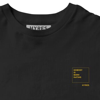 T-Shirt No Hate / Noir - A 3