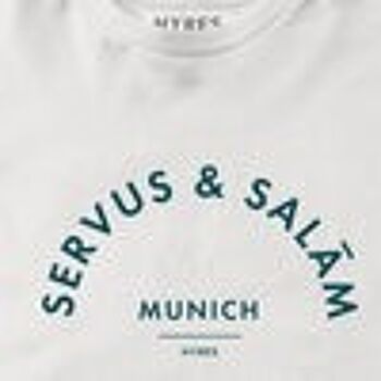 T-Shirt Servus & Salam / Blanc Cassé - A 2