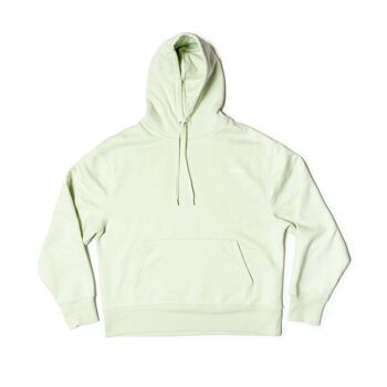 Sweat à capuche oversize HYRES vert menthe 1