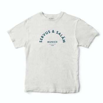 T-Shirt Servus & Salam / Blanc Cassé 1