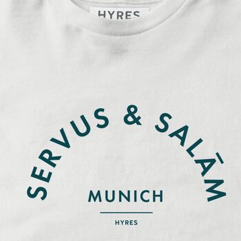 T-Shirt Servus & Salam / Blanc Cassé 2