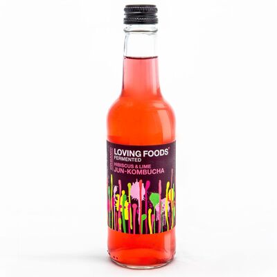 Jun-Kombucha Bio - Hibiscus & Lime - 1 x 330ml