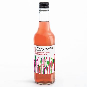 Kombucha bio - Framboise & Tulsi - 1 x 330ml 1