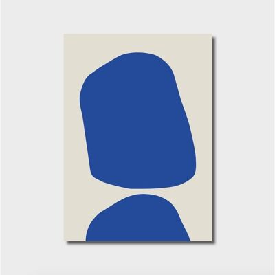 Kunst-Panel | Tiefes Blau