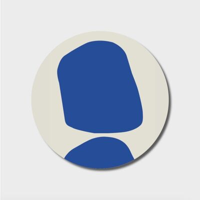 Cercle mural | Bleu profond