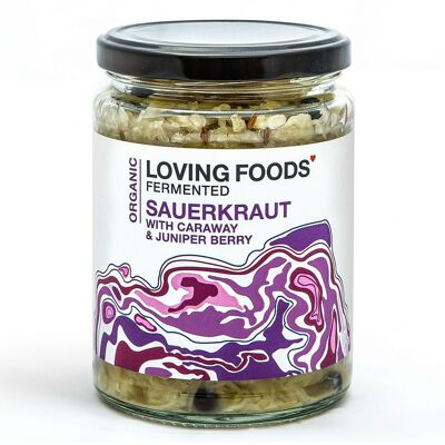 Organic Sauerkraut - Caraway & Juniper Berry - 1 x 475g