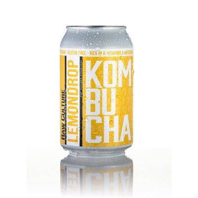 Raw Culture - Lemondrop Kombucha - 12 Pack
