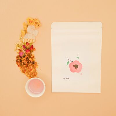 SUEÑO — Crisantemo de las nieves, jazmín, rosa, crisantemo blanco, osmanthus - bolsa de papel kraft de 40 g