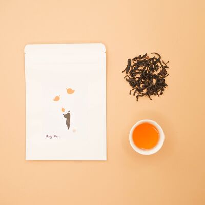 TOGE ROUGE – Einfacher grüner blauer Tee (rund, fruchtiges und blumiges Aroma) – 40 g Kraftbeutel