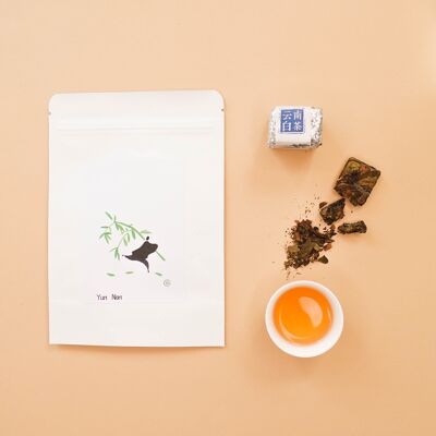 YUNNAN BLANC — Tè bianco semplice (aroma vellutato e floreale) - La busta kraft 20 mattoni
