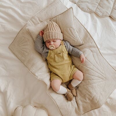 Linen shell child cover set  "Sand"