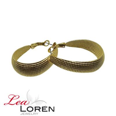 Boucles d'oreilles créoles Sheela Gold