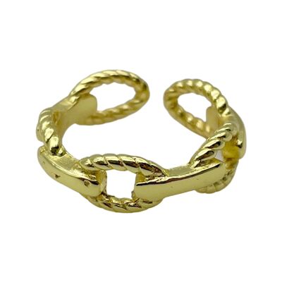Daisy-Chain-Ring - Gold