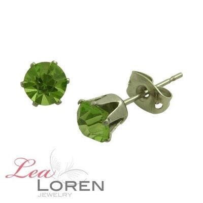 Clous d'oreilles Eva Vert