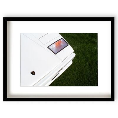 White Horse - Black Frame - 129