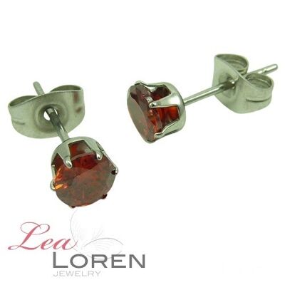 Ear studs Eva red