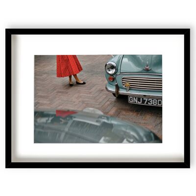 Red Skirt - Natural Frame - 275