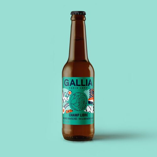 BIÈRE GALLIA 🌾 Champ Libre - Lager