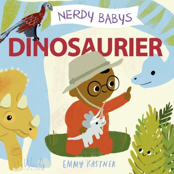 Livre d'images : Nerdy Babies - Dinosaures 1