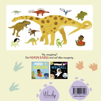 Livre d'images : Nerdy Babies - Dinosaures 2