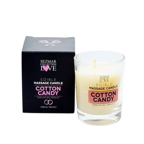 Massage Candle - Cotton Candy, 100 ml