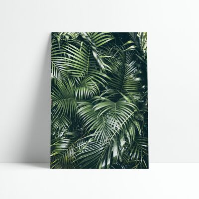 Poster 30x40 cm - GREEN LEAVES