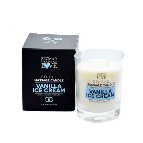 Massage Candle - Vanilla Ice Cream, 100 ml