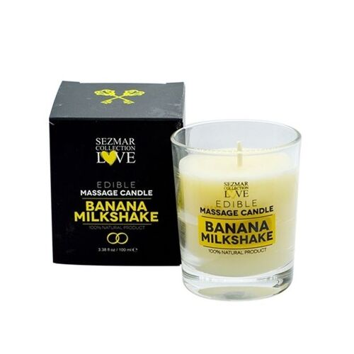 Massage Candle - Banana Milk Shake, 100 ml