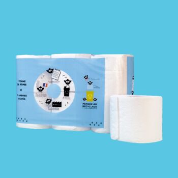 Papier toilette ultra-confort Popee (pack de 6 rouleaux) 2