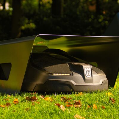 Garage for robotic lawnmowers - anthracite