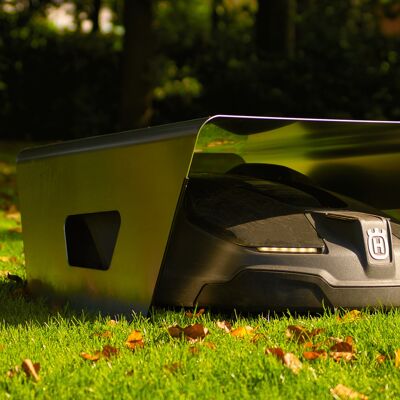 Garage for robotic lawnmowers - anthracite