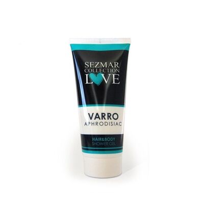 VARRO - Gel de ducha afrodisíaco para cabello y cuerpo, 200 ml