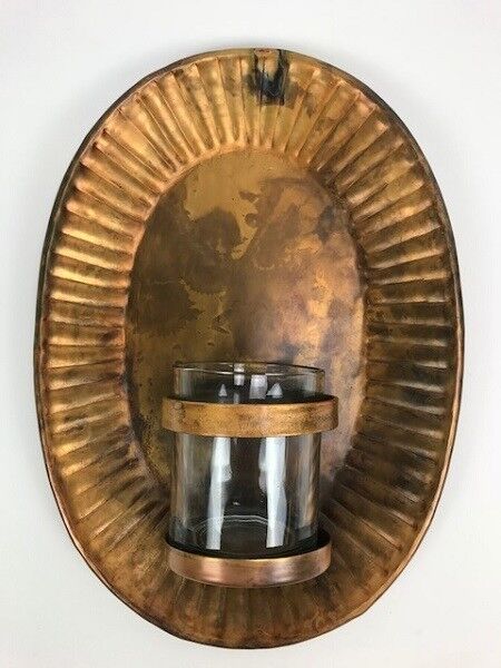 Beautiful tea light holder for on the wall height 40 cm