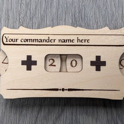 MTG Life counter, The wooden hit point counter