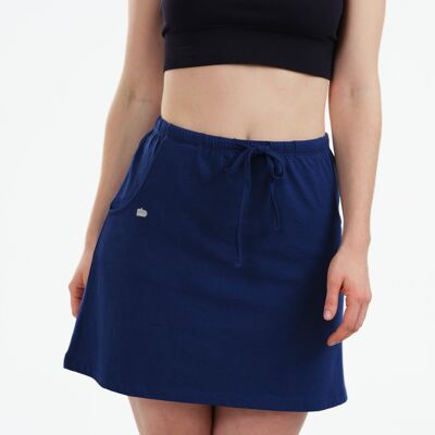 Skirt Vina dark blue made of LENZING™ ECOVERO™ Mix
