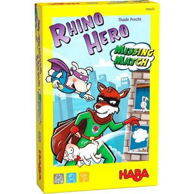 HABA - Rhino Hero - Missing Match - Juego de mesa