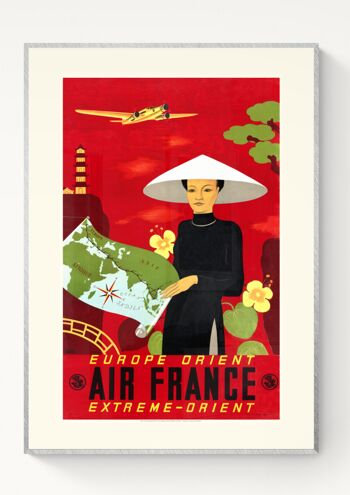 Affiche Air France - Europe Orient - 30x40 2