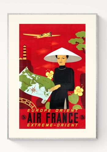 Affiche Air France - Europe Orient - 40x50 2