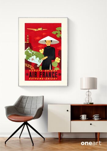 Affiche Air France - Europe Orient - 40x50 3