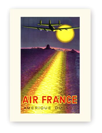 Affiche Air France - Amerique du Sud - 40x50 1