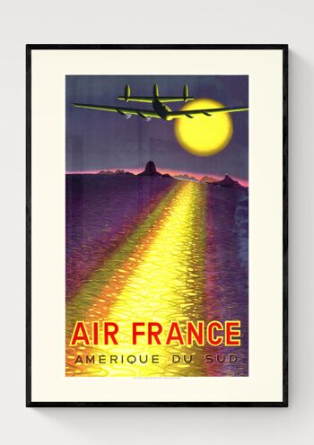 Affiche Air France - Amerique du Sud - 40x50 2
