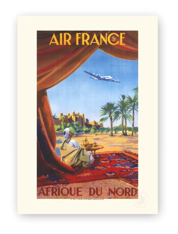 Affiche Air France - Afrique du Nord - 30x40 1