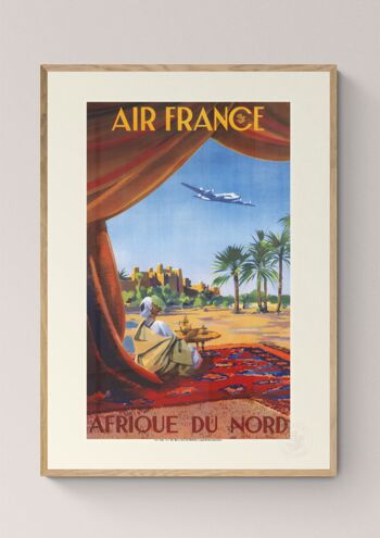 Affiche Air France - Afrique du Nord - 30x40 2