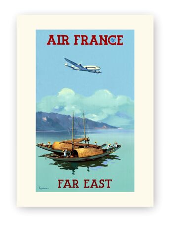 Affiche Air France - Extrême . Orient - 30x40 - Motif 1 1