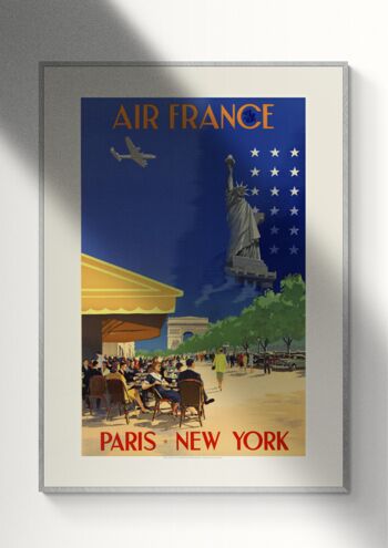 Affiche Air France - Paris New - York - 40x50 2