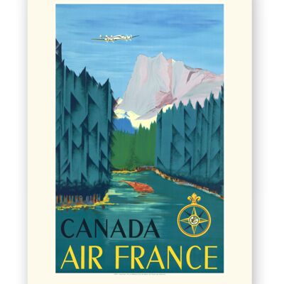 Affiche Air France - Canada - 30x40 - Motif 1