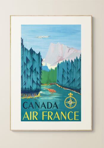 Affiche Air France - Canada - 30x40 - Motif 1 2