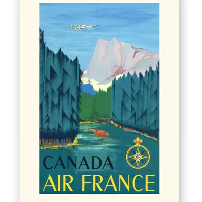 Affiche Air France - Canada - 40x50 - Motif 1