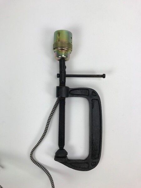 Klemmleuchte aus Metall