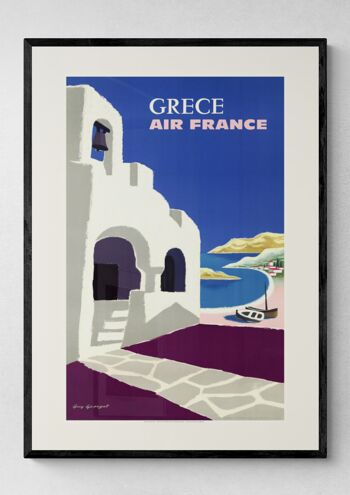 Affiche Air France - Grèce - 40x50 - Motif 1 2